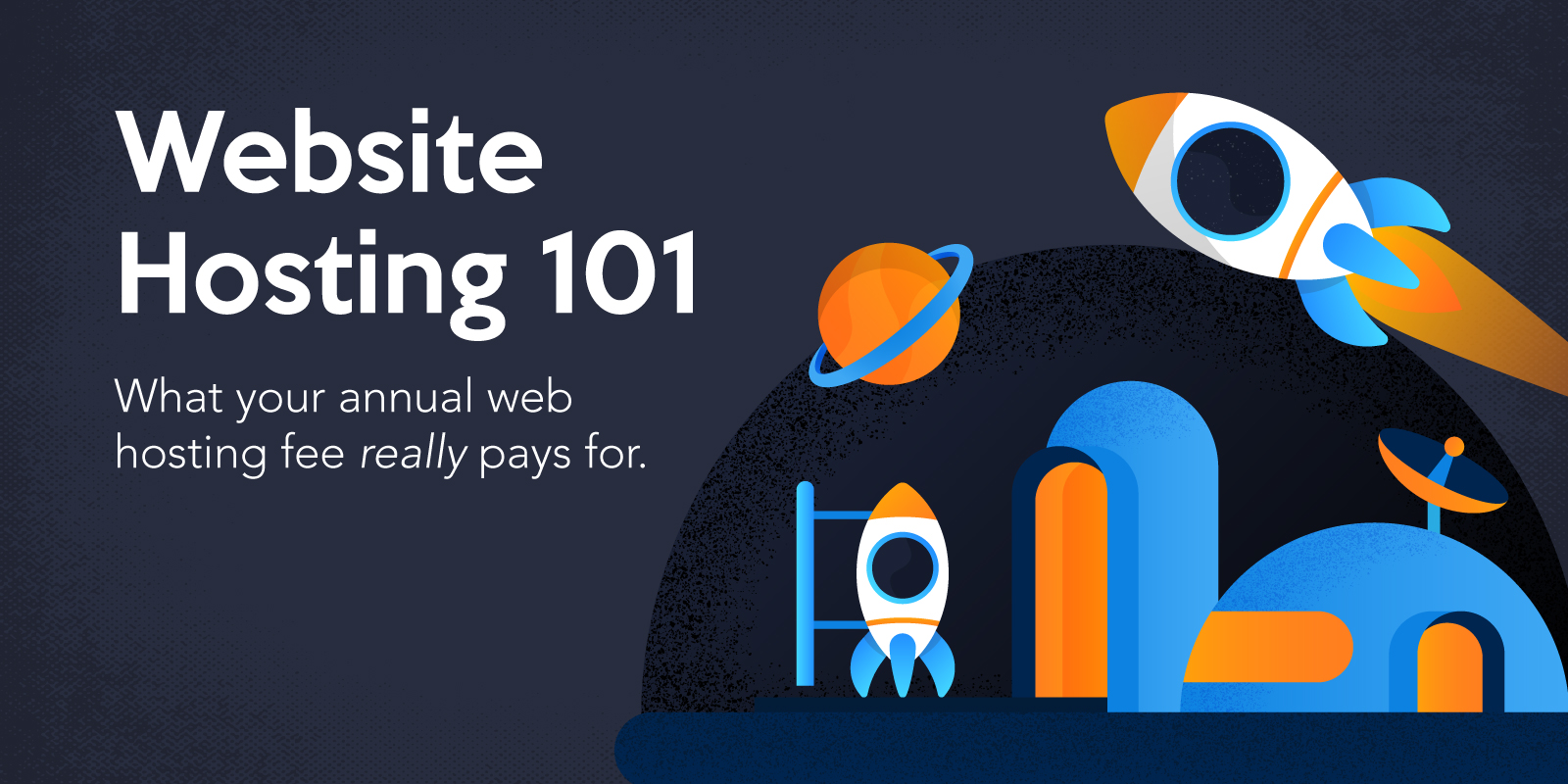 What your annual web hosting fee really pays for.